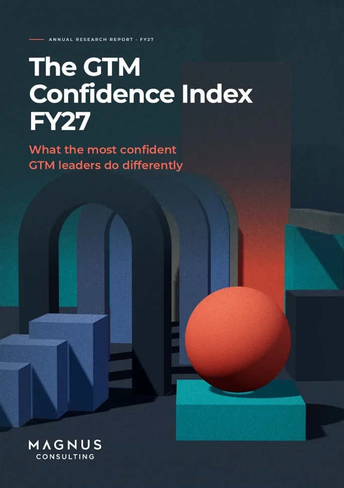 GTM Confidence Index FY27 report cover