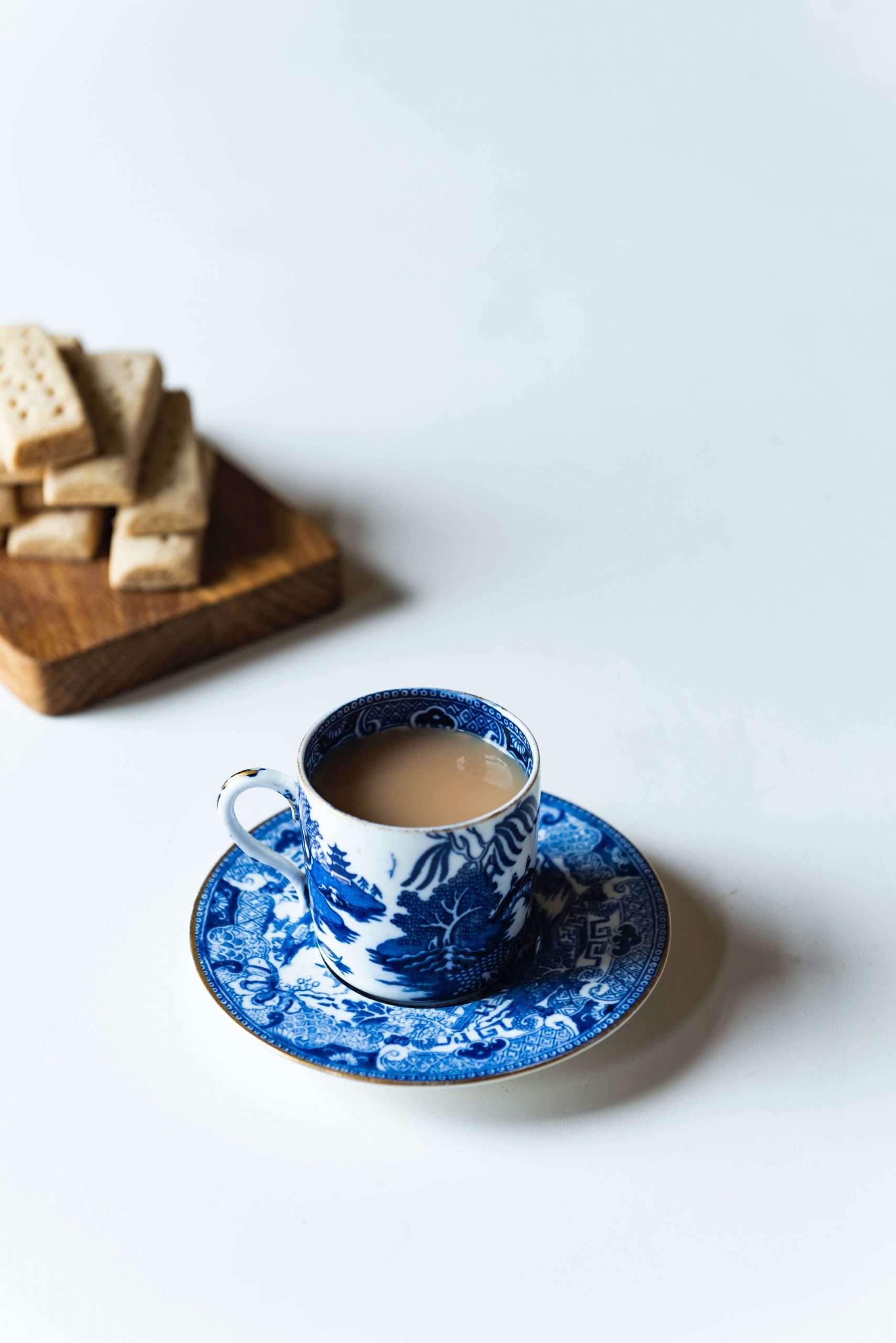 cup of tea and shortbread