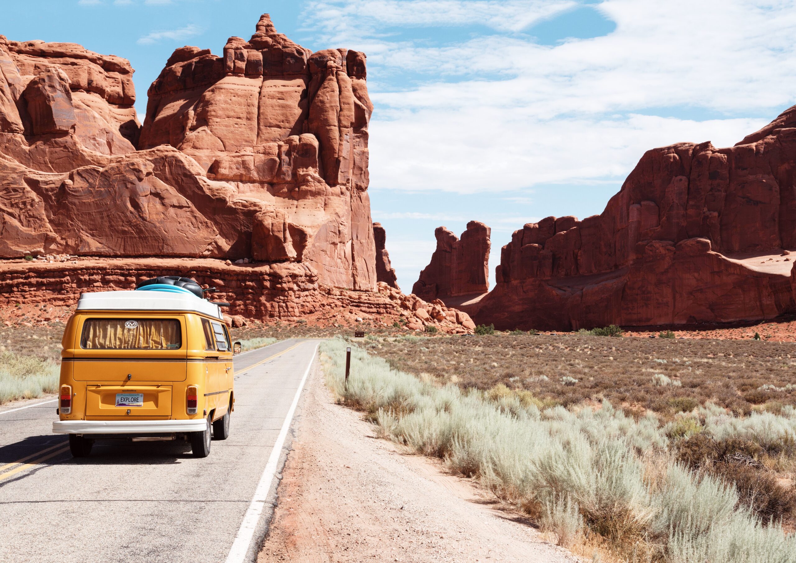 van on a journey for marketing plan blog